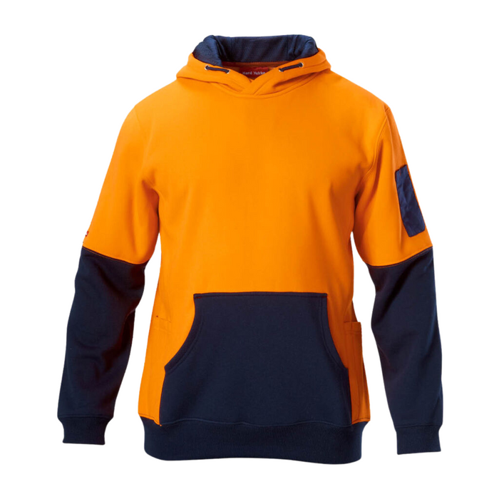 HARD YAKKA Hi-Vis 2 Tone Fleece Hoodie