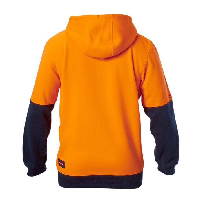 HARD YAKKA Hi-Vis 2 Tone Fleece Hoodie