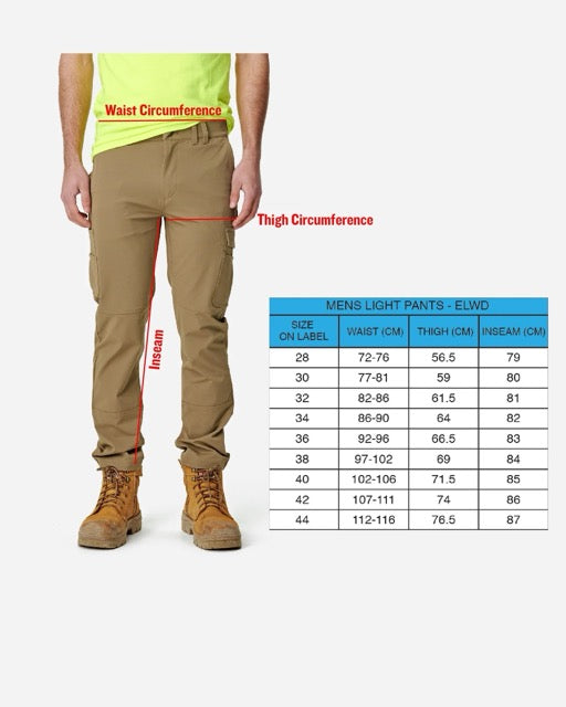 ELWD Mens Light Pants