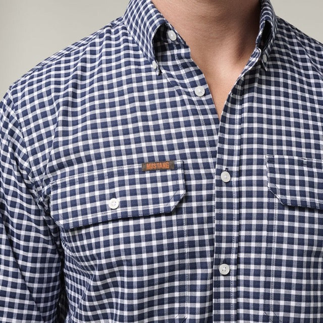 MUSTANG Formal Check Shirt