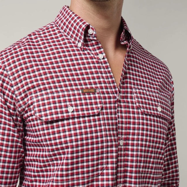 MUSTANG Formal Check Shirt