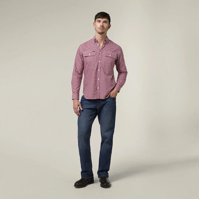 MUSTANG Formal Check Shirt