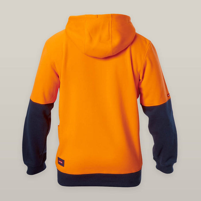 HARD YAKKA Hi-Vis 2 Tone Fleece Hoodie