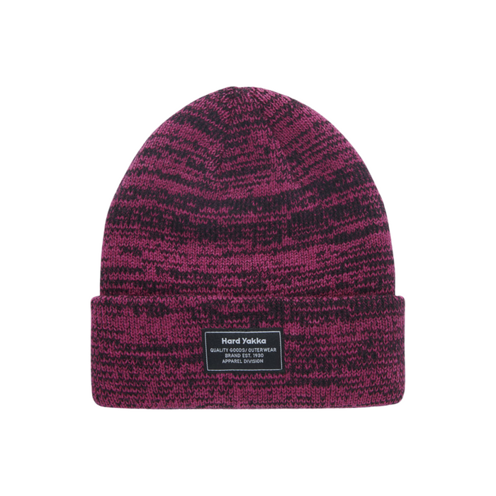 HARD YAKKA 2 Tone Twist Marle Beanie - Pink