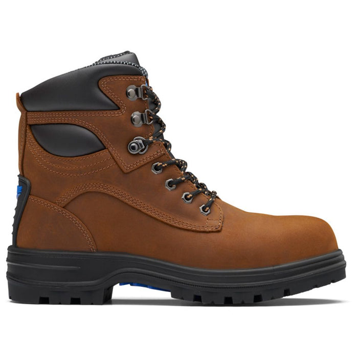 BLUNDSTONE 143 Crazy Horse Lace Up Safety Boot