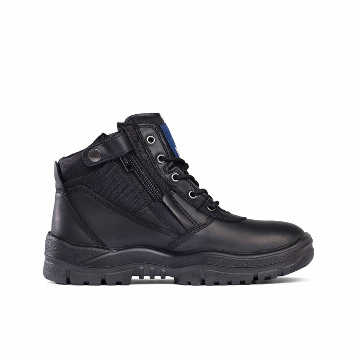 MONGREL 961 Non-Safety Zip Sided Boot - Black