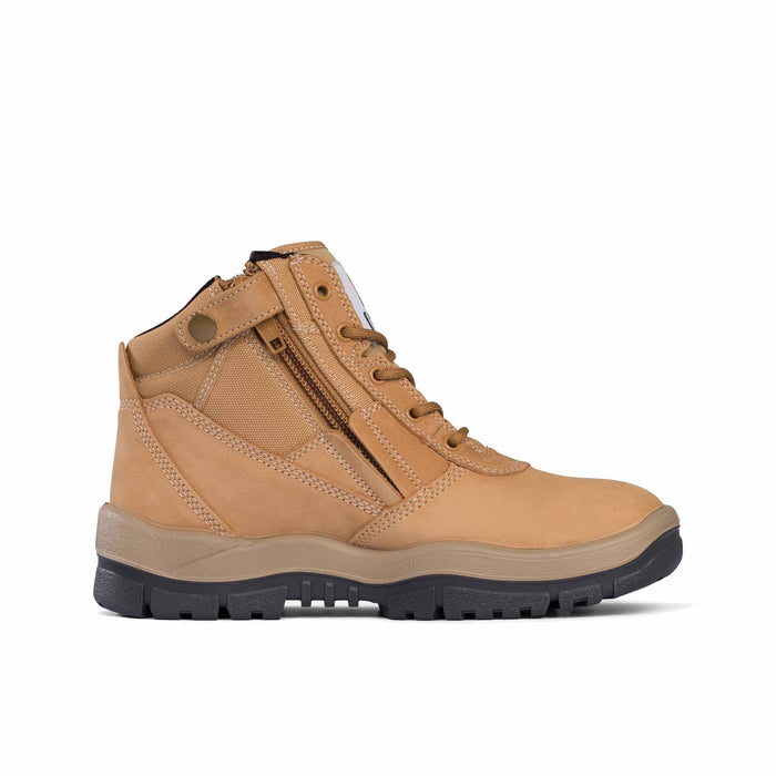 MONGREL 961 Non-Safety Zip Sided Boot - Wheat