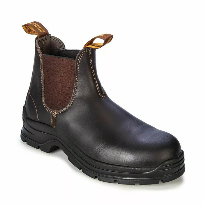 BLUNDSTONE 311 Brown Waxy Leather Safety Boot