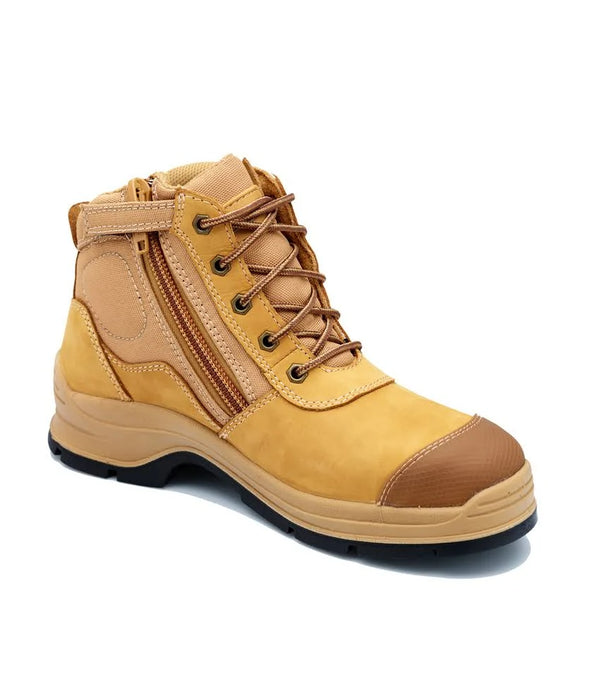 BLUNDSTONE 318 Wheat Nubuck & Textile Safety Boot