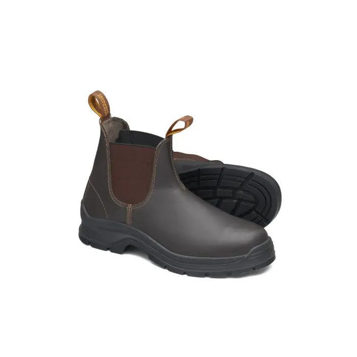BLUNDSTONE 405 Brown Waxy Leather Work Boot