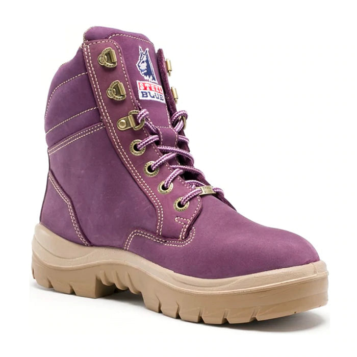 STEEL BLUE 512761 Southern Cross Zip Ladies Safety Boot - Purple