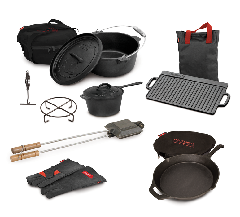 CAMPFIRE Cast Iron Boxed Pack 11 Piece