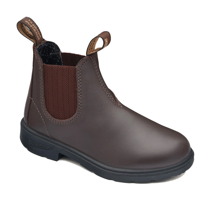 BLUNDSTONE 630 Brown Full Grain Leather Kids Boot