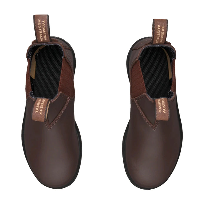 BLUNDSTONE 630 Brown Full Grain Leather Kids Boot