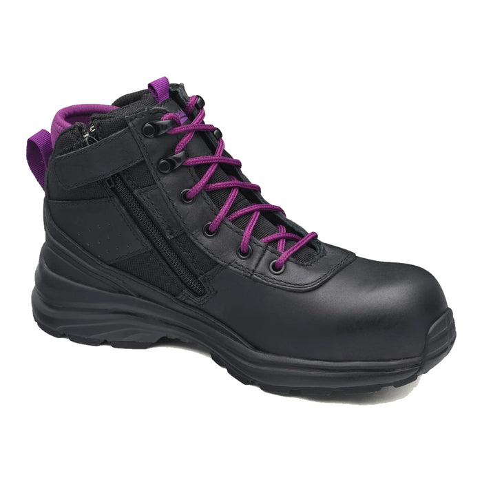BLUNDSTONE 887 Black Leather Women's Safety Boot