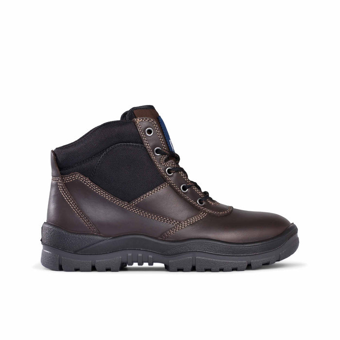 MONGREL 917 Lace Up Brown Non-Safety Boot