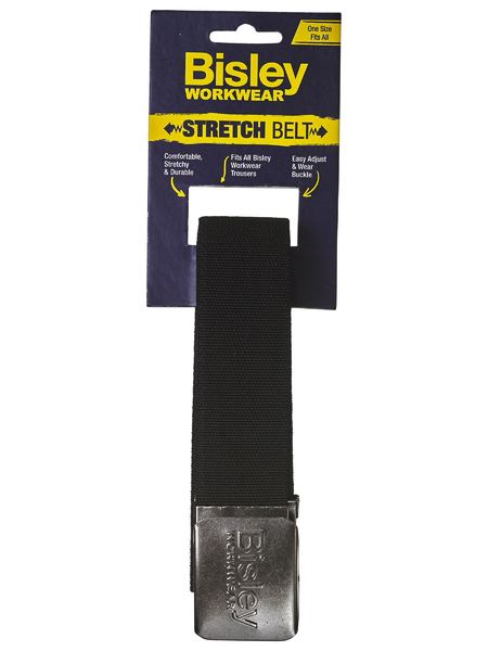 BISLEY Stretch Webbing Belt - BLACK