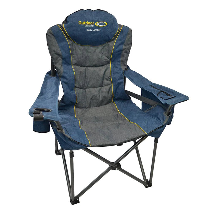 OUTDOOR CONNECTION Burly Lumbar Chair - Blue