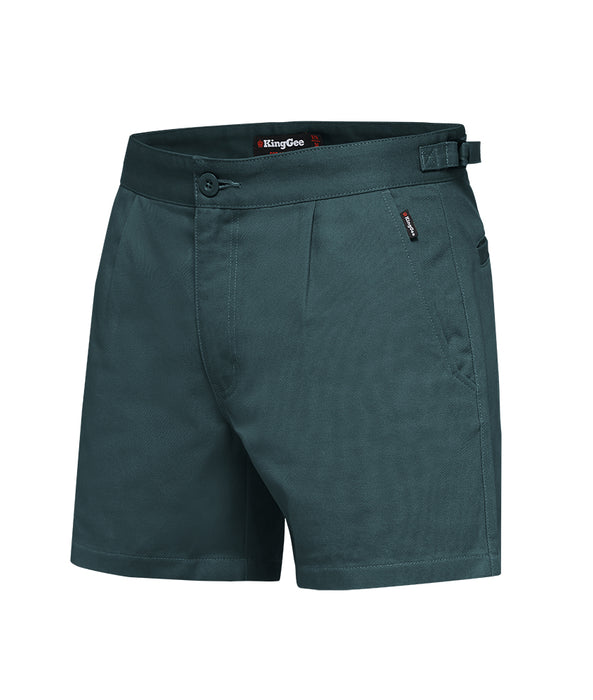KING GEE Drill Utility Short - GREEN