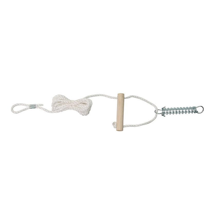OZTRAIL 6mm Single Guy Rope with Wood Runner & Spring