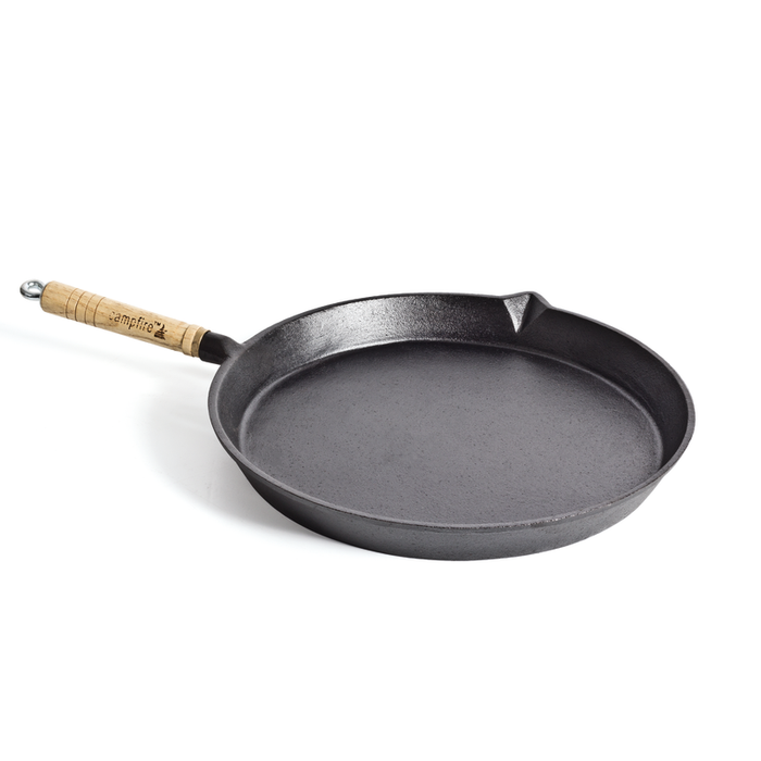 CAMPFIRE Round Solid Handle Frypan 30cm