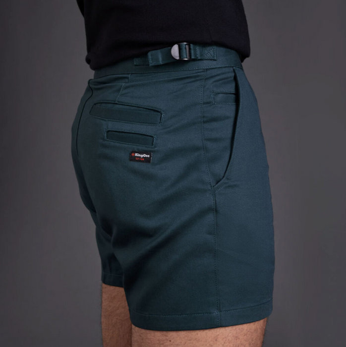 KING GEE Drill Utility Short - GREEN