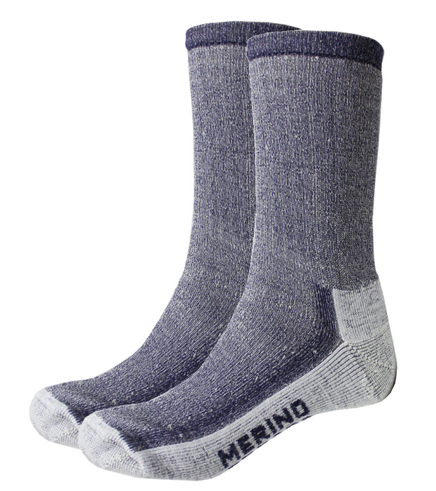 MERINO TREADS Allday Feet Socks - Navy